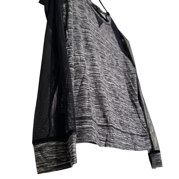 Victoria’s Secret Women’s Black Heather MED Long Sleeve Top - Picture 3 of 6